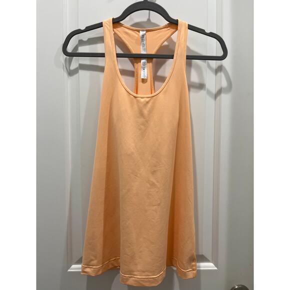 Lululemon Racerback Athletic Tank in Pale Orange Sz 12 - Picture 1 of 4